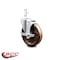 Service Caster 5 Inch High Temp Phenolic Wheel Swivel 3/4 Inch Square Stem Caster with Brake SCC-SQ20S514-PHSHT-TLB-34 - alternate 2